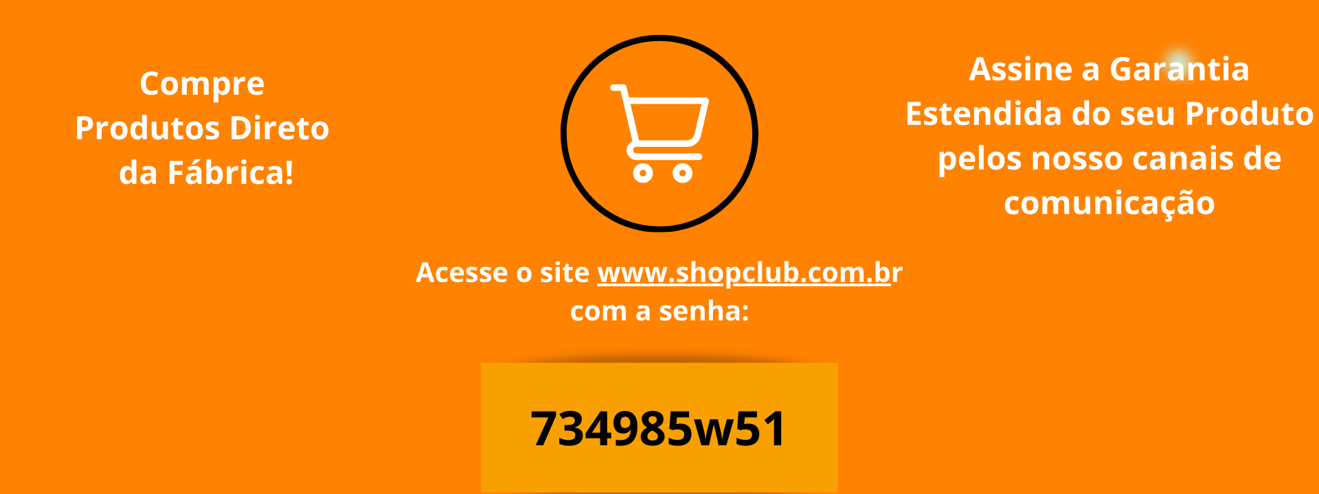 Banner promocional do ShopClub destacando descontos e vantagens exclusivas para membros do clube de compras
